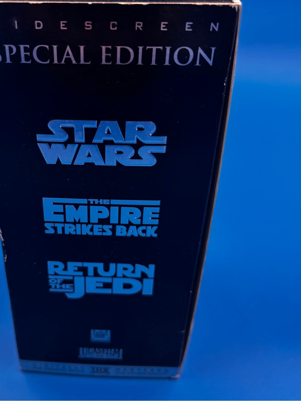 Star Wars Trilogy VHS Special Edition Widescreen THX 1997 Original Trilogy Box